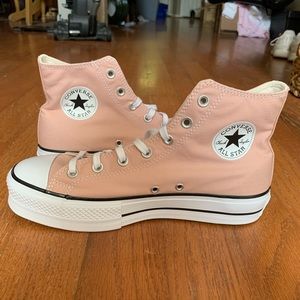 Converse High Top Platform shoes
